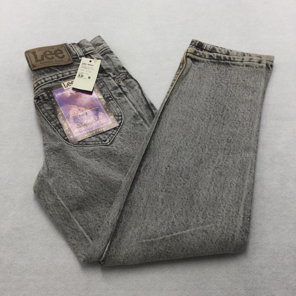Lee Storm Rider Jeans Boys 10 Slim Gray Denim Classic Fit Straight Leg 23x24